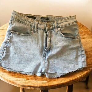 Wild Fable Mini-skirt Jean Denim Sz 2/26 Frayed Coachella High Rise Target Rave